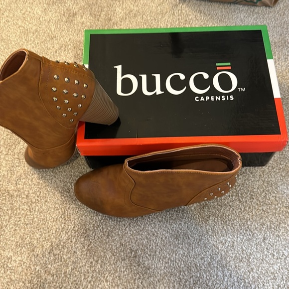 Camel Bucco booties, 9 - Picture 6 of 6